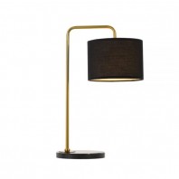 Telbix-Ingrid Table & Floor Lamp - Black/Gold